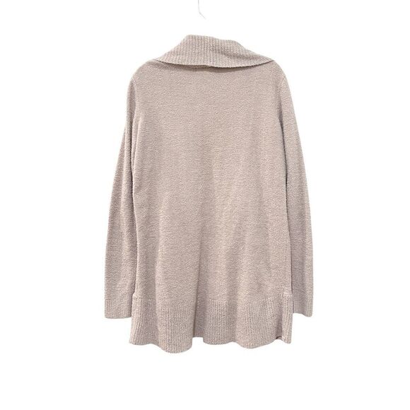 Barefoot Dreams CozyChic Lite Circle Lounge Cardigan Taupe Size Medium - Picture 4 of 11